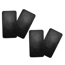 ULTECHNOVO 4pcs Non Slip Car Dashboard Mat Durable Skid Pad for Secure Phone Placement Versatile Dashboard Accessory Elegant Design for Enhanced Car Interior
