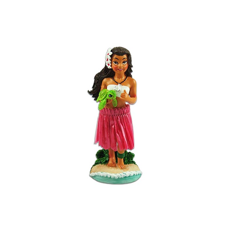 KC Hawaii Napua Honu Hula Girl Miniature Dashboard Doll