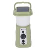 Camping Lamp Hand Cranked Solar Power Indicator LED IPX3 Waterproof