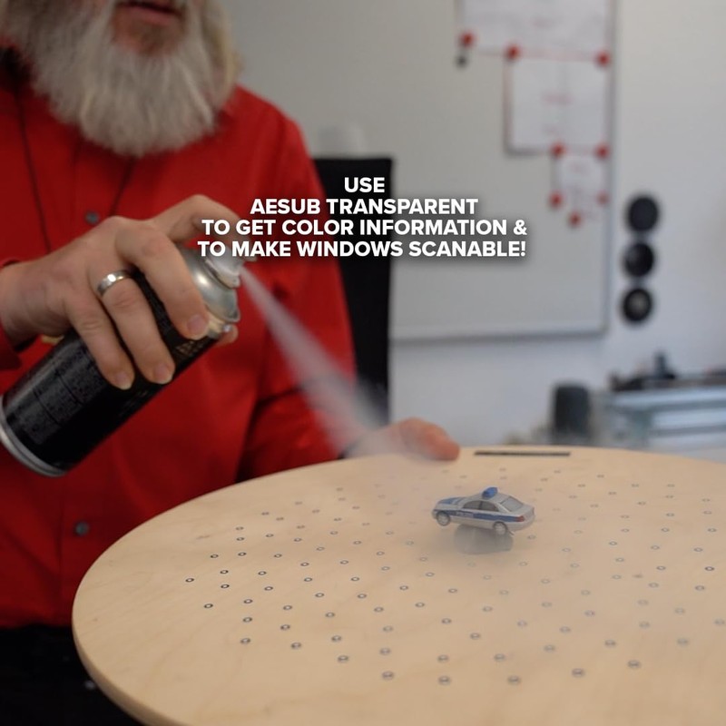 3D Scanning Spray for 3D Scanner - Ideal for Transparent