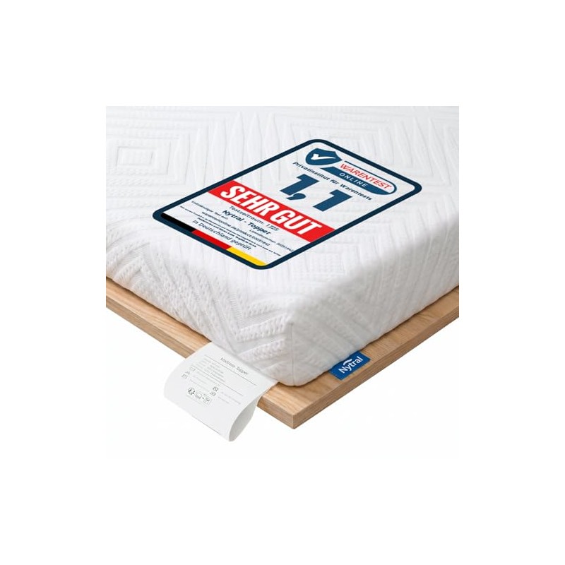 Mattress Topper 140 x 200 cm H3 & H4, 7.5