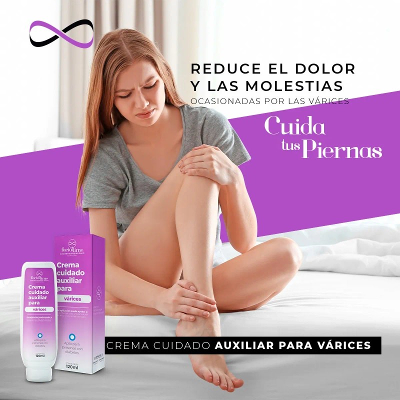 Crema Piernas Cansadas Mejora Circulación Varices Pack Mentol