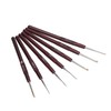 18Pcs Crochet Needle Comfortable Grip Aluminum Material Portable Sweater Needle