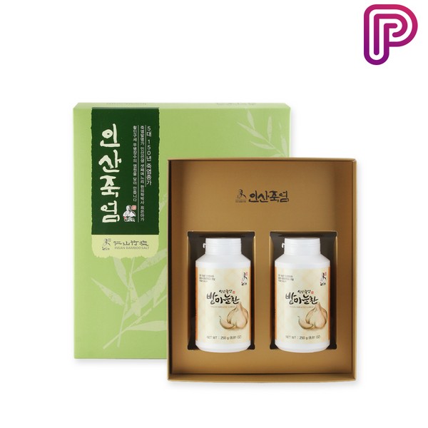 Insan Bamboo Salt Field Garlic Pill Gift Set 250g 2pcs / 인산죽염 밭마늘환 선물세트 250g 2개