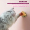 Bola Giratoria Catnip para Gatos Sakura Petto Naranja Interactiva