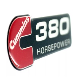 n/a Cummins 380 HORSEPOWER DIESEL EMBLEM