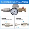 Air Compressor Replacement Pressure Regulator AR2000 1/2 Inch NPT Air