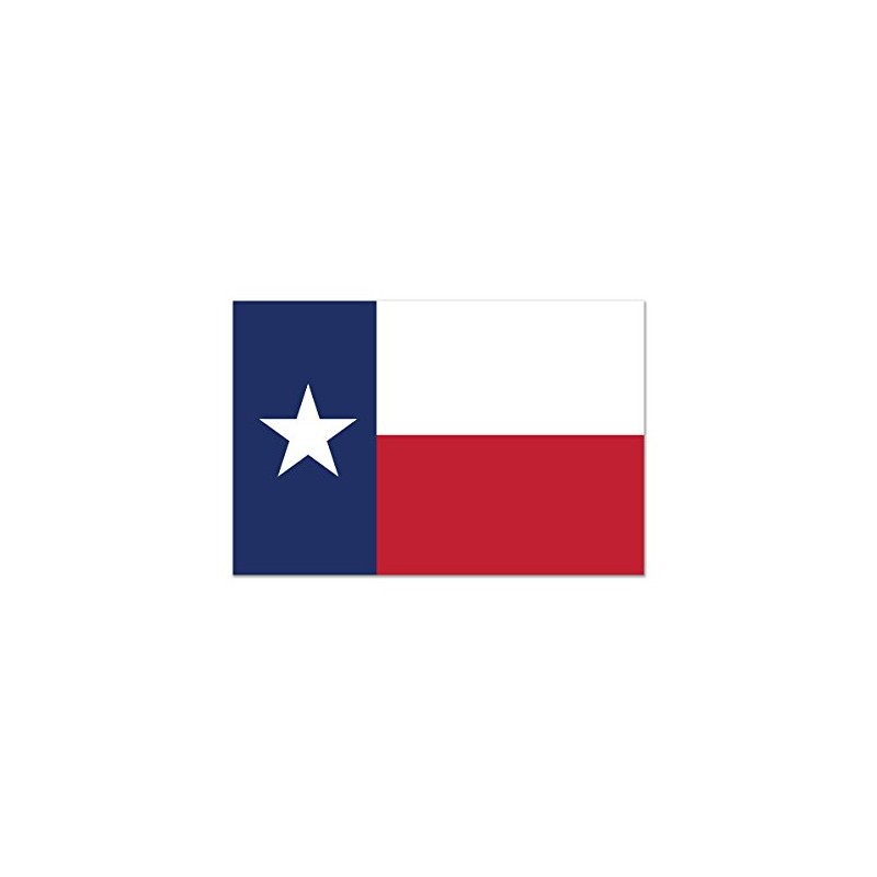 Texas State Flag Lone Star Vinyl Sticker Decal (1 inch