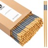 LOROTOCO 50 Pairs Bamboo Chopsticks Disposable | Separated | Reusable