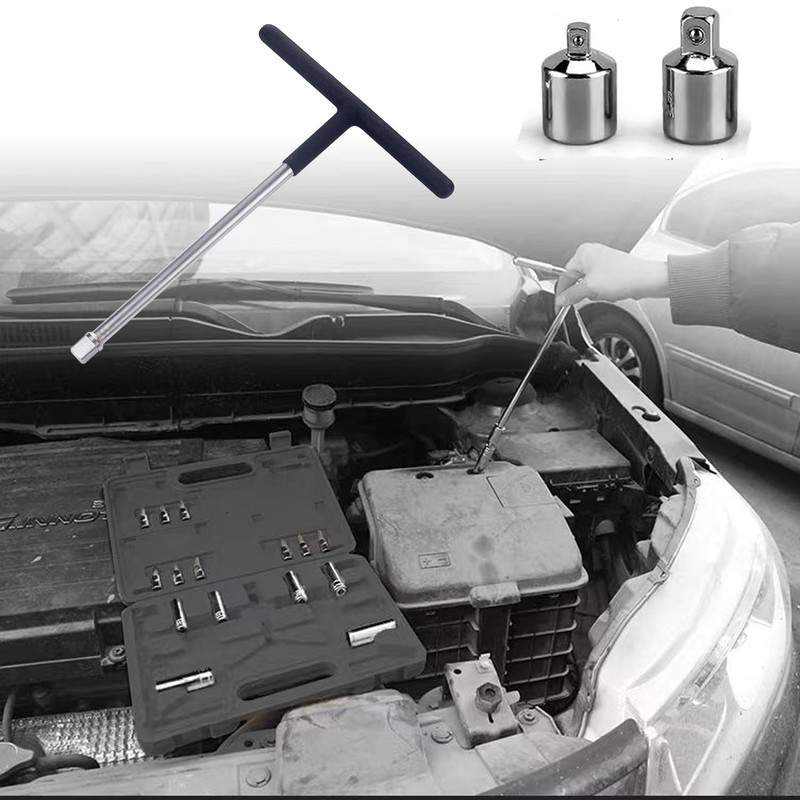 WINTOWIN 1/2” Drive T-Handle Socket Wrench，1/2-Inch Drive T Handle Socket