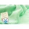 Bath Towel, Sunny Color, Microfiber, Green, Approx. 23.6 x 47.2