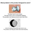 Door Lock Repair Plate, Stainless Steel Door Lock Fixing Plate
