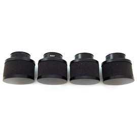 Black Foam Pod Filter - Set of 4 - Fits Honda CB500 CB550 CB750 1969-1976, Kawasaki KZ550 80-83, Suzuki GS550 77-79
