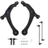 GXYWADY 6pc Front Lower Control Arms Outer Tie Rod Sway
