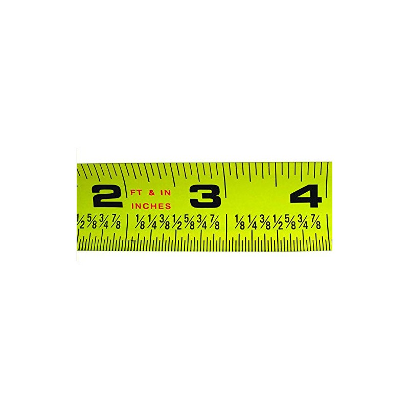 Bon 14-160 25-Foot by 1-Inch Power Tape with Fraction Marks