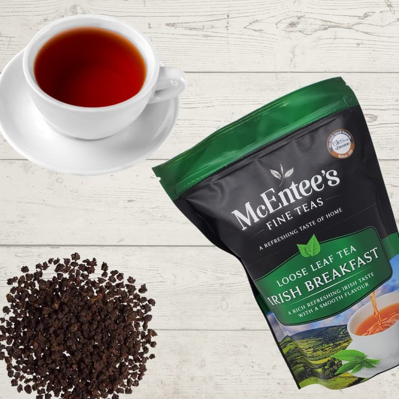 McEntee's Irish Breakfast Tea - 250g Refill Bag - Expertly