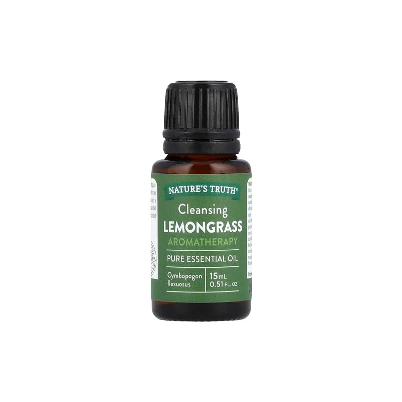 Nature's Truth, 100% Pure Essential Oil, Lemongrass, 0.51 Fl Oz