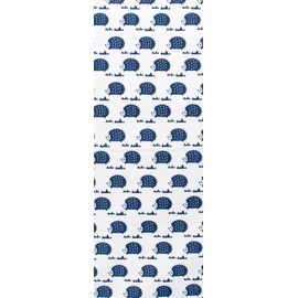 irodori TE-06115-IR Small Hand Towel, Hedgehog (White) Non-fraying Treatment, 12.6 x 35.4 inches (32 x 90 cm)