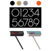 modbox USA Modern Mailbox Address Numbers in Chalet Style Font,