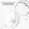 Silent Hamster Wheel with Stand Prevent Slip Clear Acrylic Hamster