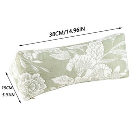 ZHIWEIKJ Buckwheat Pillow, Organic Buckwheat Pillow Neck Roll Pillow Cervical Lumbar Support Pillow Round Therapeutic Bolster Pillow for Stomach Sleepers Spine and Back Pain Buckwheat Hulls Filling