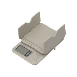 Dretec Letter Scale, Graduated Use, For Other Than Transactions and Certificates, Measuring Plates Open, 4.4 lbs (2 kg) / 1 g Units, Tare Pull, Large Screen, Beige