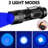 MVIOCS Flashlight, 5 Colors 3 Modes: Red Light Flashlight, Green