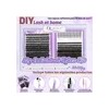 Kit De Extensiones De Pestañas De Paquete De Cuatro 1040pcs