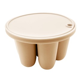 Avee & Co Mini Freezer Tray, Breastmilk Popsicle Molds for Cooling Relief, BPA Free Silicone Feeder for Safe Infant Self Feeding, 4 Month+ (Beige)