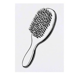 ' Paddle Brush' Temporary Tattoo - Water Resistant, Skin-Safe, Non-Toxic Transfer (TO00081637)