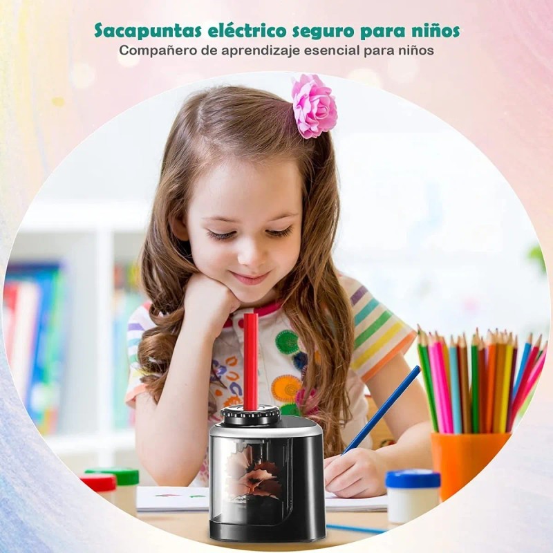 Sacapuntas Eléctrico - Afilador De Lápices Automático