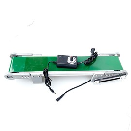 10 * 50 Small Desktop Conveyor Belt Assembly line DC12V Gear Motor Automation 110V Adapter Experimental Study