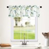 Leeva Windows Valances for Bathroom, Birds Garden Print Pattern Thermal