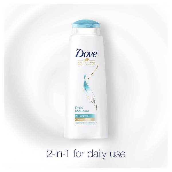 Dove Daily Moisture 2-in-1 Shampoo and Conditioner 400 ml - by Dove