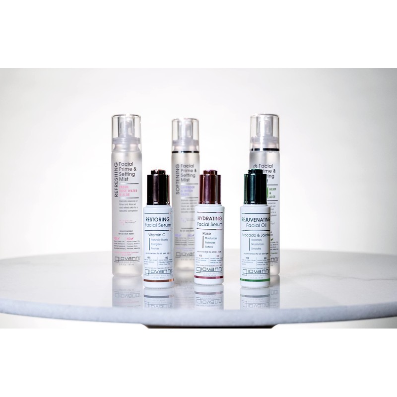 GIOVANNI Refreshing Facial Prime Setting Mist - Fresh Rose Water