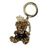 Garson DAD Crystal Bear Key Ring [Queen] Gold SA821-02 D.A.D