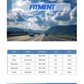 funire 2x Brake Caliper with Bracket Rear Driver and Rear Passenger Side 18-B4718B & 18-B4719B| Fits 2000-2005 Bui LeSabre, 2000-2005 Bui Park Avenue, 2000-2005 Pont Bonneville-Rear Left and Right