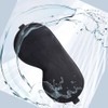Eye Mask, Airplane, Blindfold (1 Piece, Black), Made of Natural