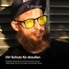 Solmoon Biohacking Brille - Blaulichtfilter Brille - Blaulichtfilter Brille Herren