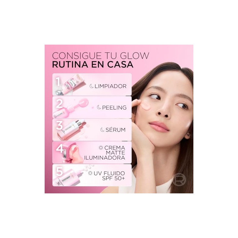 L'Oreal Paris Glycolic Bright Crema Iluminadora Matte 50G