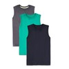 Fruit of the Loom Boys' Solid Multi-Color Soft Sleeveless Muscle