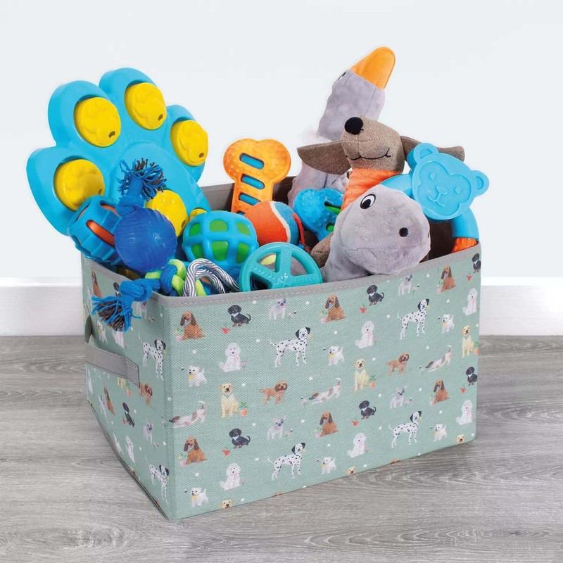 Smart Choice Dog Toy Box Storage Folding Fold-Away Pastel Green