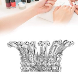 Nail Art Brush Holder, Nail Pen Brush Holder with Crown Design for Nail Art Painting, Professional Nail Art Equipment Stand for Salon and Home Use, 2 Pack