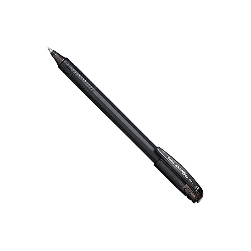 Pentel EnerGel Eco BL417 Quick Drying Gel Pen Black (Pack