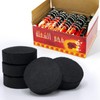 MEKER Quick Light Charcoal Briquettes, Charcoal Disk Lights, 33 mm