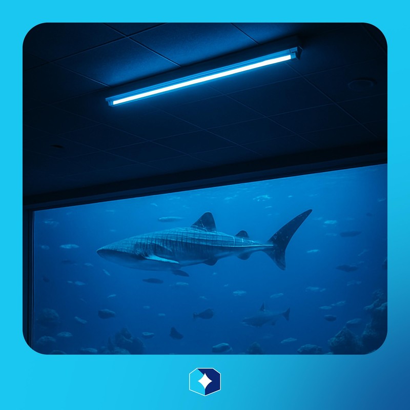 KastLite T8 LED/Fluorescent Light Tube Guard with End Caps -