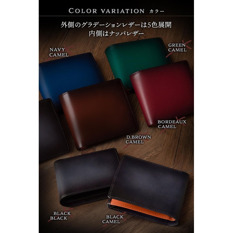 Men's Bi-fold Wallet (Posted on Sekoro George's Setagaya Base) Bi-fold