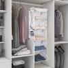 BrilliantJo 5 Shelves Hanging Closet Organizer, 2 Pack Hanging Storage