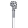 Royal RC Canes Chrome Brass Skull Handle Walking Cane with