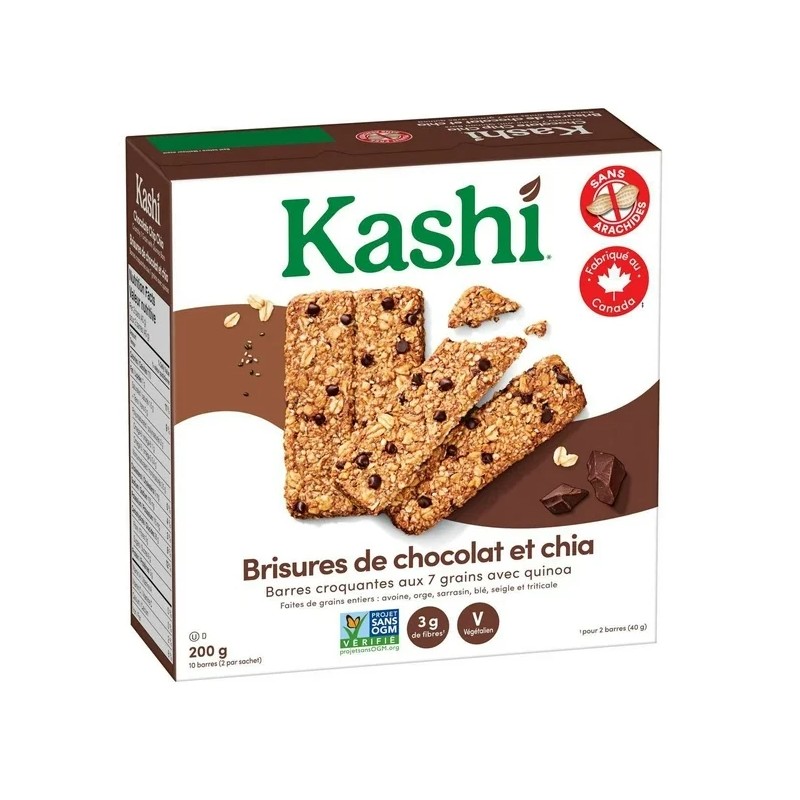 Kashi Seven Grain Chocolate Chip Chia with Quinoa Bars, 210g